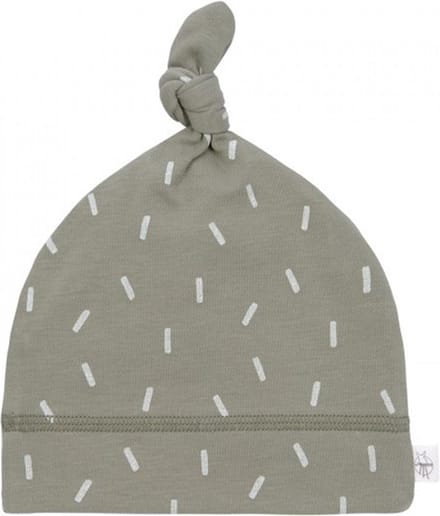 interlock beanie muts speckles olive 74/80 Lassig