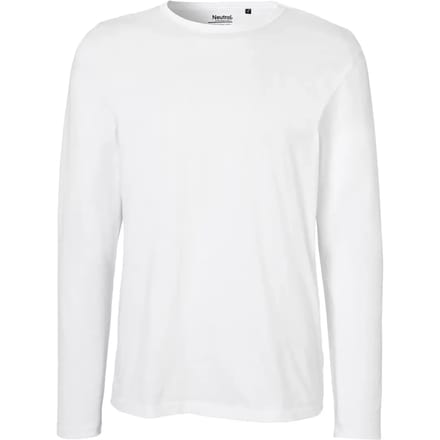 Neutral Men´s Long Sleeve T-Shirt NE61050 - White - S