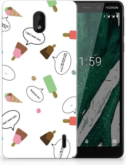 Nokia 1 Plus Siliconen Case IJsjes