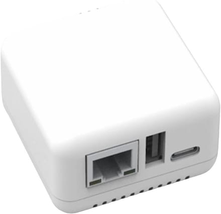 NP330 Network USB 2.0 Print Server USB2.0 Mini Printer Server 100Mbps RJ45 -Connection for Androids -Phones 1PCS EU -Plug
