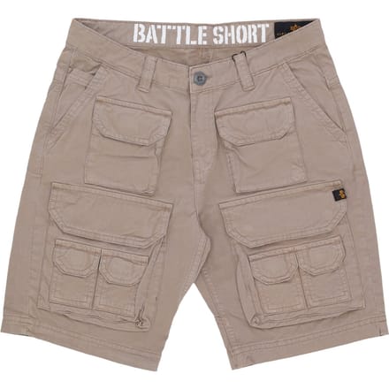 Battle Short Heren Korte Broek Vintage Zand