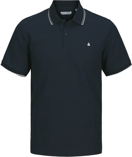 Jack & Jones Polo - Regular Fit - Blauw - 5XL Grote Maten