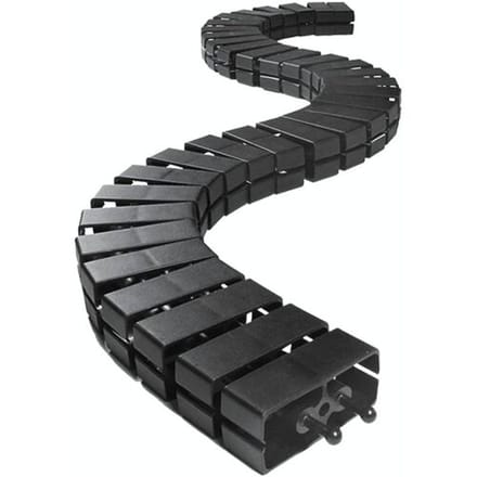 BACHMANN kabelslang Cube zwart RAL 9005