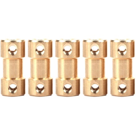 5 stuks Motor Koperen As Koppeling Koppeling Connector Huls Overbrengingsgewricht Adapter beige