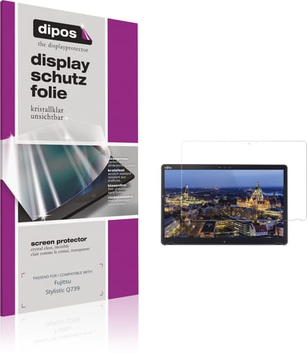 dipos – 2x Beschermfolie geschikt voor Fujitsu Stylistic Q739 | Krasbestendige & heldere Screenprotector Ultra-Thin