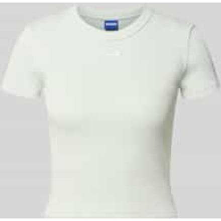 slim fit kort T-shirt van katoenmix model 'BABY TEE_B'