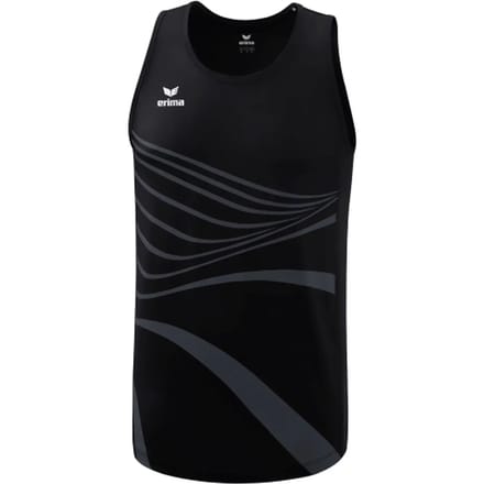 Erima Racing Hardloopsinglet Heren - Zwart | Maat: M