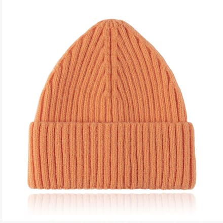 Korte Beanie Muts - Oranje