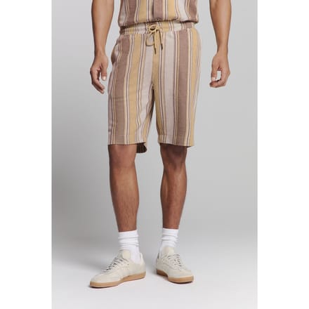 No Excess Short Jersey Multi Colour Vertical Stripes Yellow Maat: S | Korte Broeken Outlet | Heren | Geel