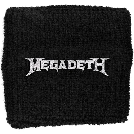 Megadeth Logo Unisex Zweetbandje - zwart - Standard