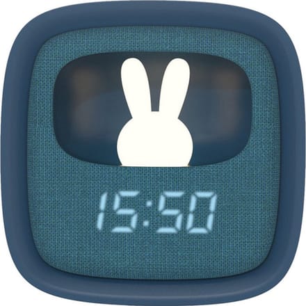 MOB Alarm Clock with Light Billy Clock Dark Blue