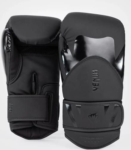 Venum - BOKSHANDSCHOENEN - Challenger 4.0 - Black/Black - 10OZ