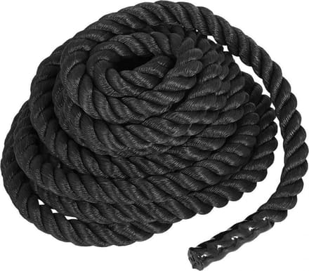 Gorilla Sports Power Rope - Hoogwaardig Nylon - 15 m lang - Diameter 38 mm
