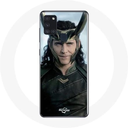 Coque - Maniacase - Samsung Galaxy A21S - Souple - Noir - Loki Thor Ragnarok noir
