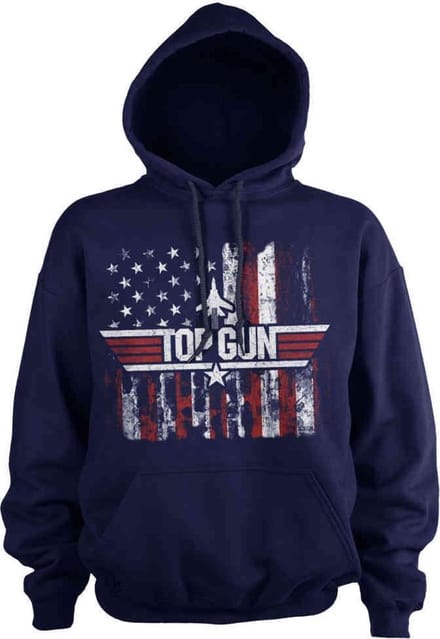 Top Gun Hoodie/trui -S- America Blauw