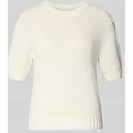 Gebreide pullover met 1/2-mouwen