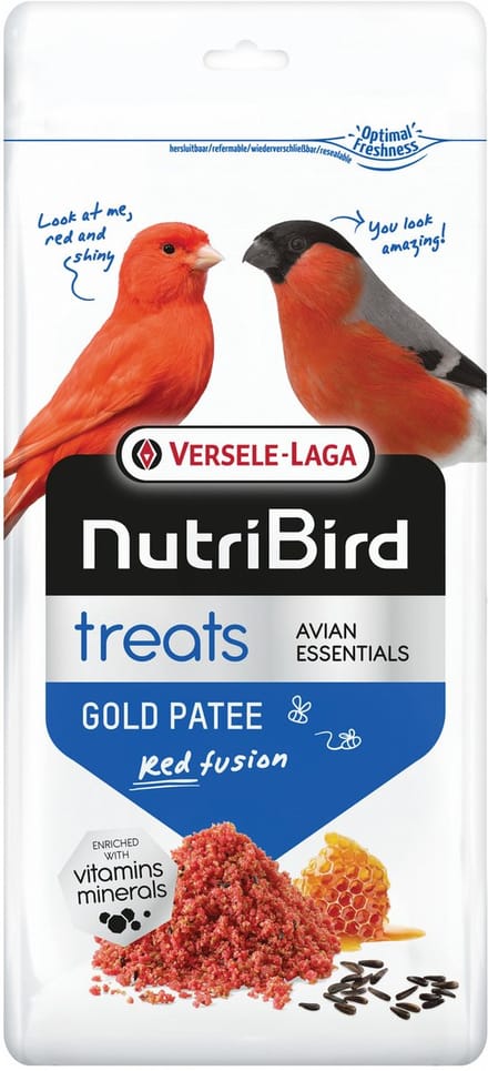 Versele-Laga Nutribird Treats Gold Patee Red Fusion - Vogelvoer - 250 g Roodfactor