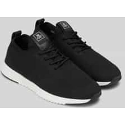 Low-top-sneakers met gestructureerd stretch-bovenwerk