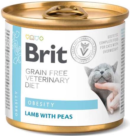 Brit Grain Free Veterinary Diet Obesity Blik - 6 x 200 gram