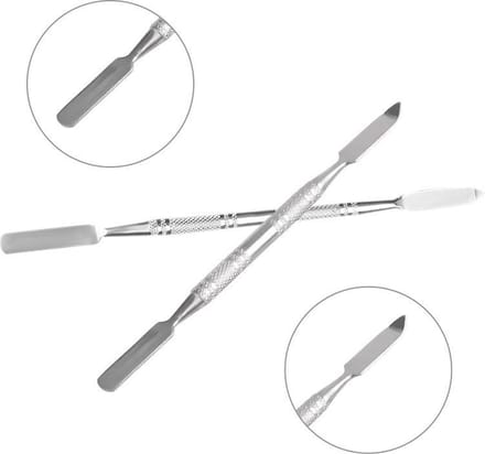 Hiden | Nail Art Spatel – Nageltool - Beauty - Gellak| Zilver