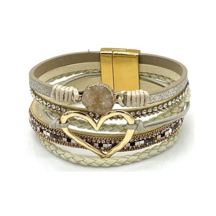 Armband dames - leren armband dames