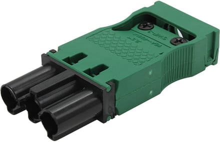 Wieland GST18/3 Stekker - 3-pins - 16A 400V - Male - Groen