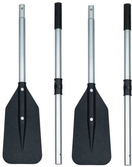 HIBO Rubberboot Peddels Set Zwart