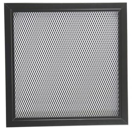 Geperforeerd Aluminium Ventilatierooster 30x30 cm - Zwart voor Binnen en Buiten
