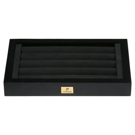 Yehwang- Display 20 Ringen - Zwart & Goud kleur - Polyester