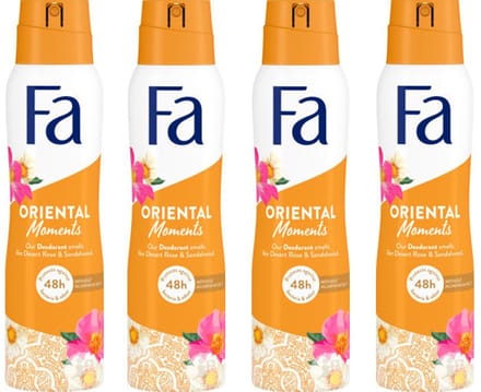 Fa Oriental moments deo 4x 150 ml