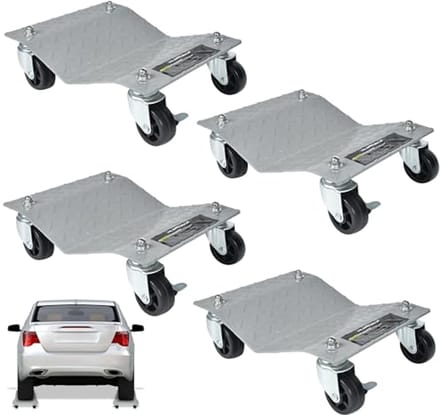 Draagbare manoeuvreerhulp voor personenauto's - 4 stuks, tot 1000 kg