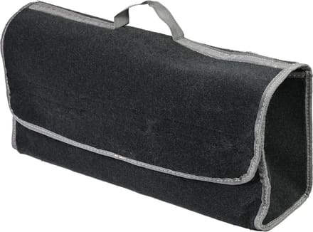 Benson Kofferbak organizer - groot hoofdvak - klittenband - zwart/grijs - 50 x 16 x 23 cm