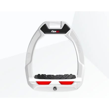Veiligheidsstijgbeugels Liggend Ultra Grip Wit/Wit/Rood Flex-On Safe-On