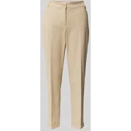 Regular fit chino met verkort model
