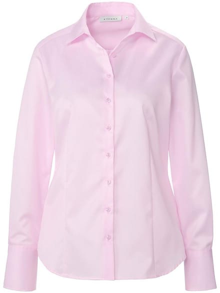 Blouse 100% katoen lange mouwen Van Eterna roze