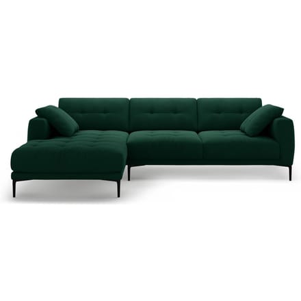 Hoekbank Bemy velvet links | Micadoni