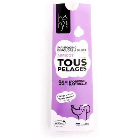 Droogshampoo voor honden met alle vachtypen Héry
