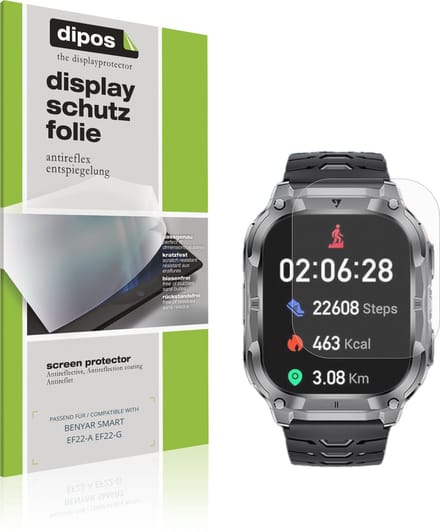 dipos – 6x Matte Beschermfolie geschikt voor BENYAR SMART EF22-A EF22-G | Krasbestendige & antireflecterende Screenprotector Ultra-Thin