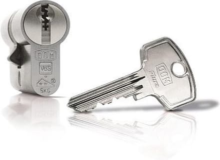 DOM dubbele cilinders - 333 Plura SKG2 - set à 4 st - 1x 30-30 mm & 3x 30-45 mm