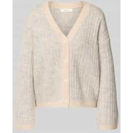 Relaxed fit gebreid jack van wolmix met alpacawol model 'FALVA'