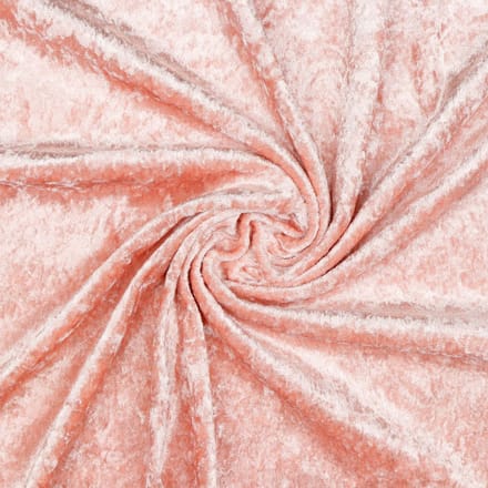 Velours de panne - 140cm breed - Oud roze - 10 meter