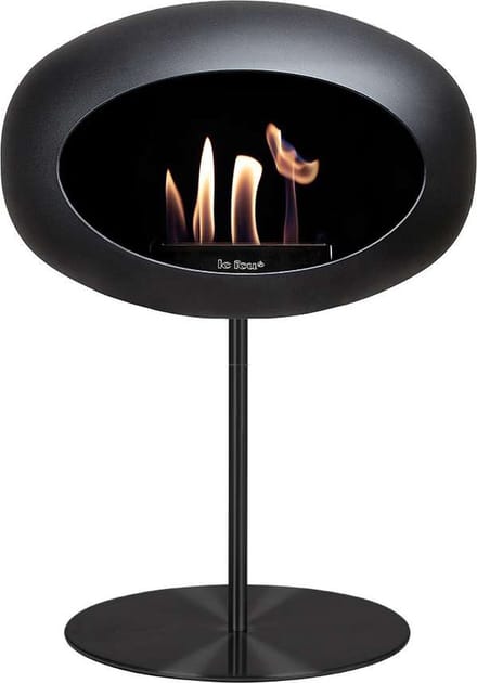 Le Feu Biohaard Ground Steel Low - Zwart