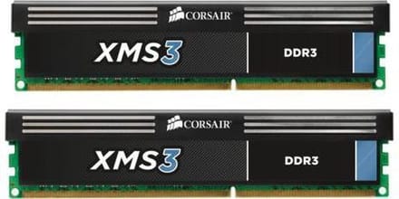 Corsair XMS3 8GB DDR3 1600MHz (2 x 4 GB)