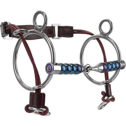 Combiné bit voor paard Trust Sweet Iron Curbgag Cherry Roller 16