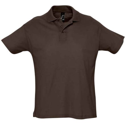 SOLS Heren Zomer II Poloshirt (Chocolade)
