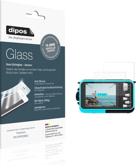 dipos – 2x Matte Pantserfolie geschikt voor Yixinxin DCUP020BU | 9H Screenprotector