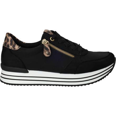 Remonte Sneakers - Dames - Zwart - Maat:37