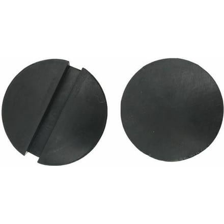 2× Sleufrail Vloer Jack Schijf Rubber Pad Adapter voor Pinch Weld Side JACKPAD black