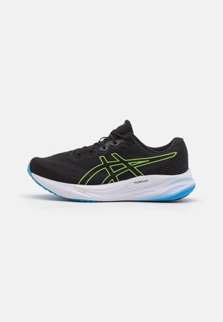 ASICS Gel-Pulse 15 - Hardloopschoenen - Maat 49 - Black/Electric Lime / Zwart Groen - Gel-Pulse - Hardlopen - Heren Hardloopschoenen