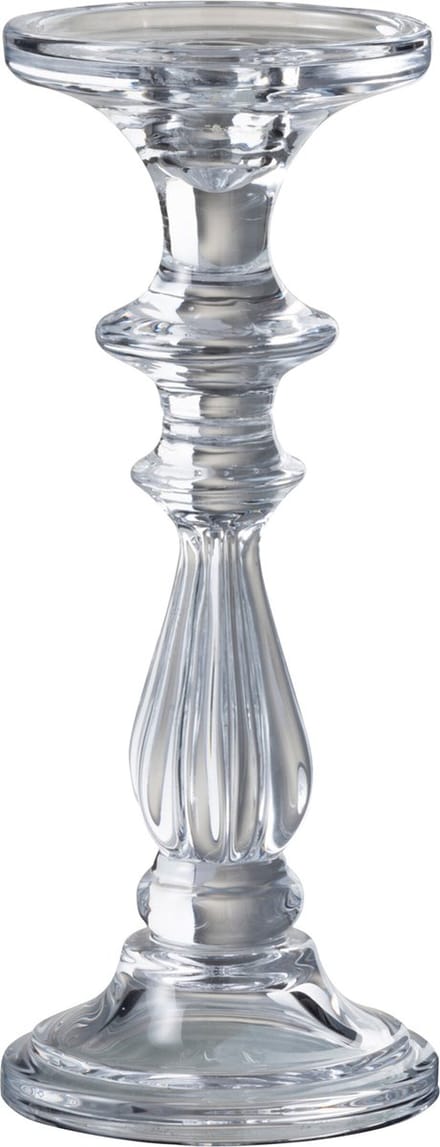 J-Line kandelaar Tibo - glas - transparant - medium